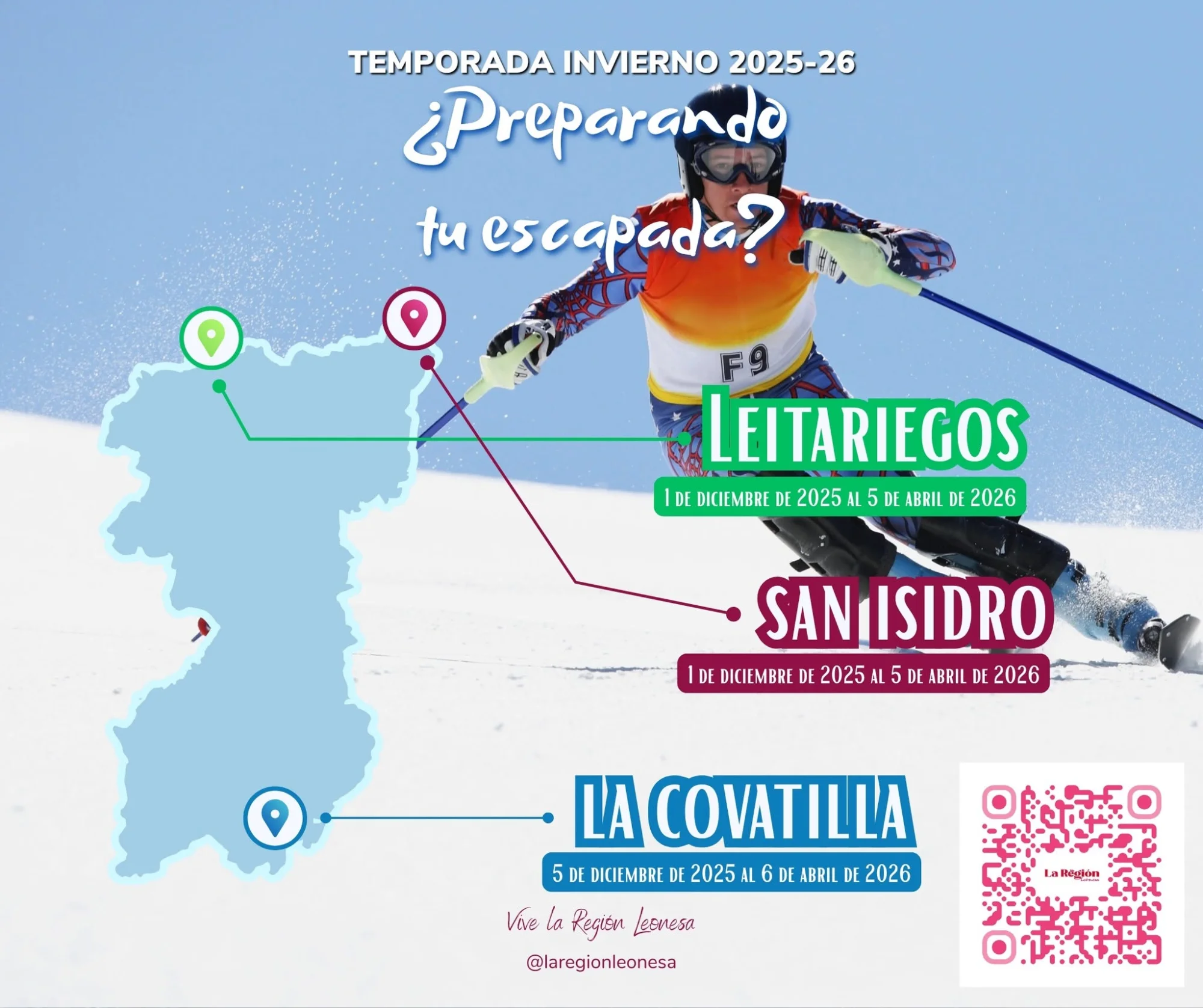 Cartel · Estaciones de esquí