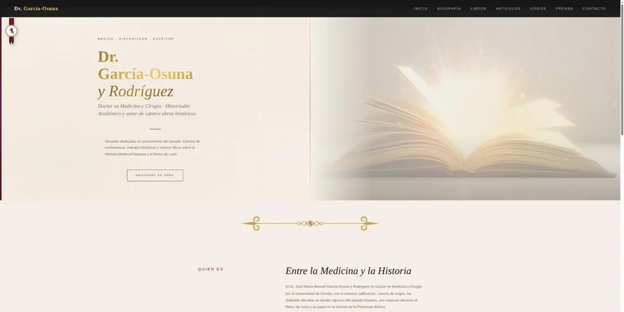 Captura de drgarciaosuna.com